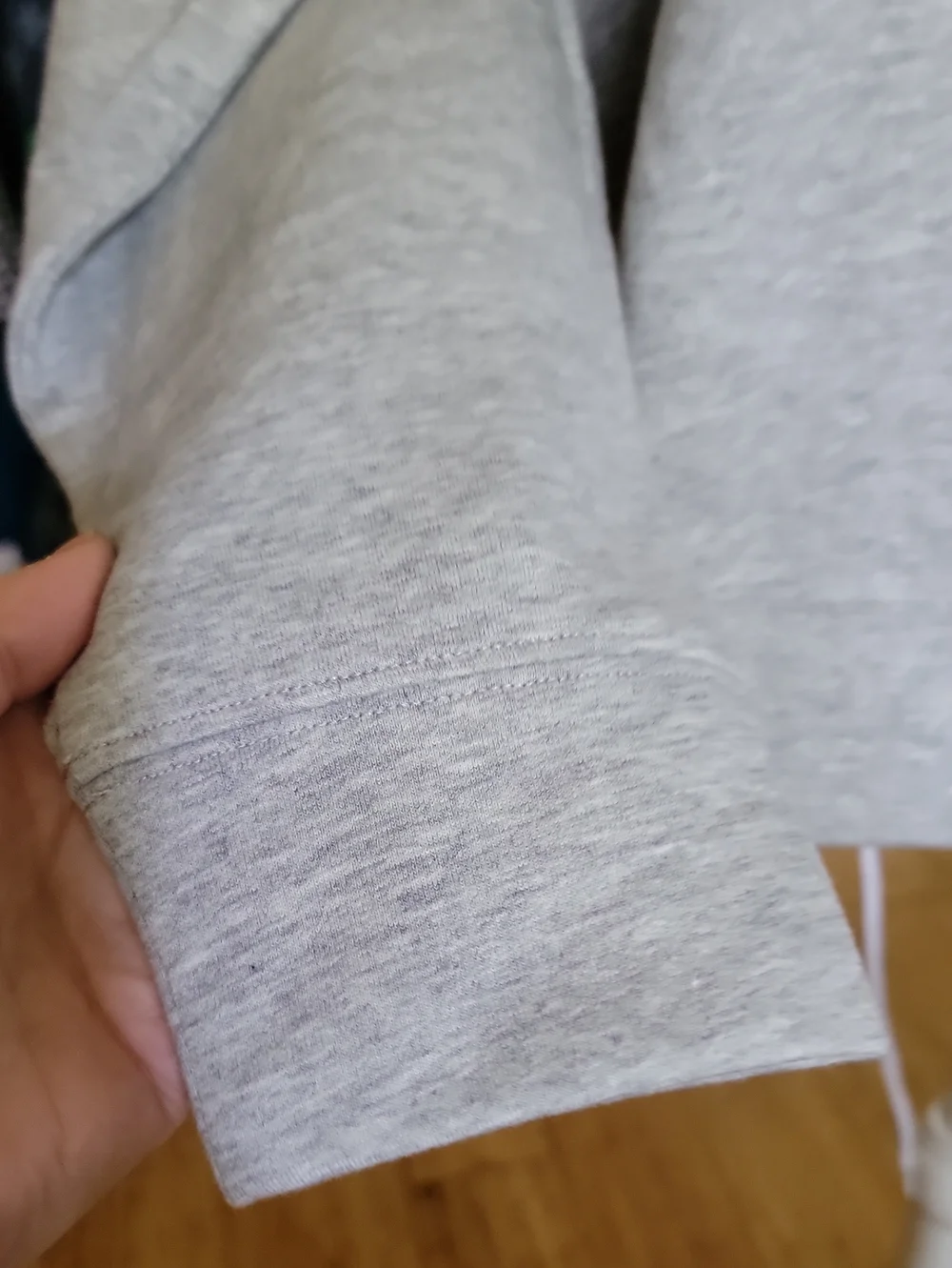 Michael Kors Light Gray Rhinestone Logo Sweatshirt